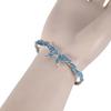 Drömsk Blå Fjäril Armband Justerbar Längd Handkedja Damhandledskedja Festtillbehör Snygga Smycken för Damer
