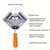 1pc Heavy-Duty Aluminum Right Angle Clamp with Non-Slip Grip - Professional Woodworking, Welding, Picture Framing Tool - Precision Clamping