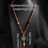 Tibetan Ethnic Sweater Chain Zen Bodhi Necklace: Unisex Retro Scenic Accessory