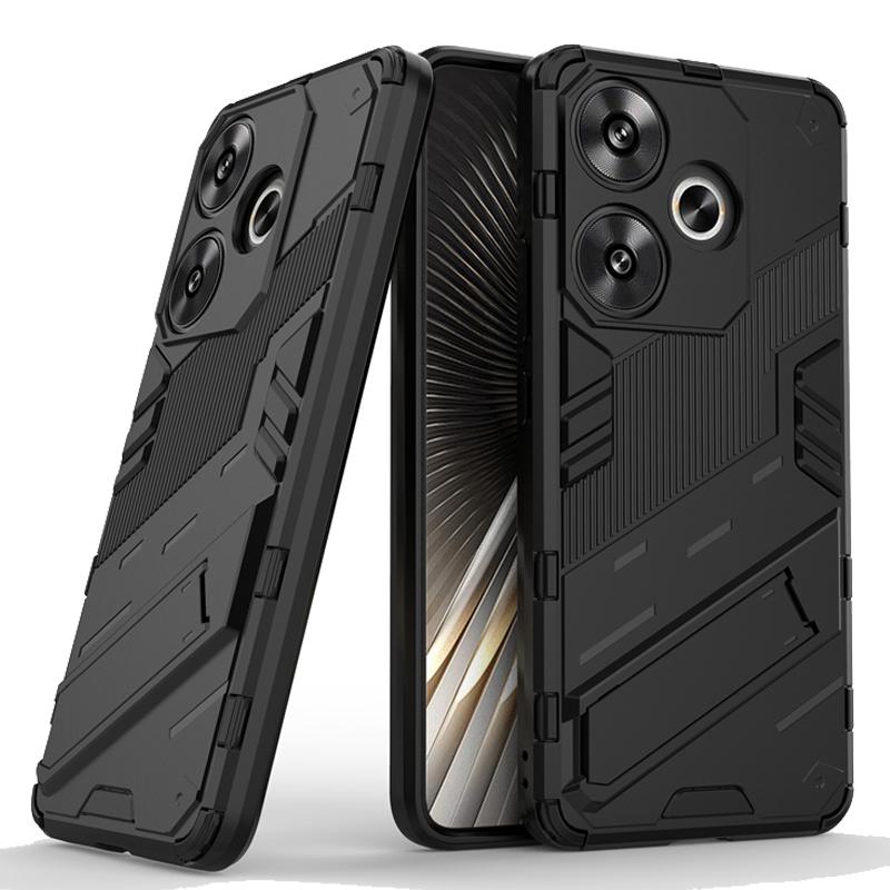 Phone Holder Case For Xiaomi Redmi Turbo 3 Case Bumper Anti-knock Armor Full Back Cover For Redmi Turbo 3 Case For Redmi Turbo 3