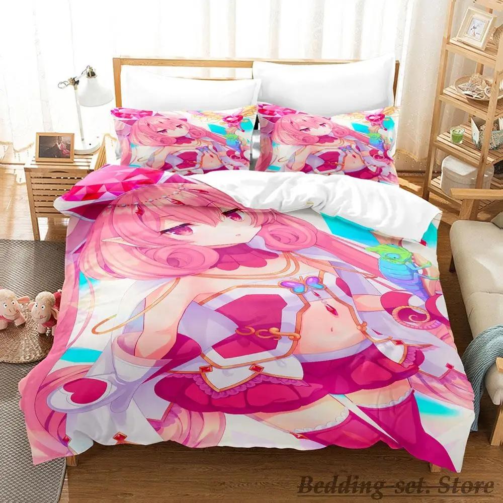 Pink Neneka Bedding Set Single Twin Full Queen King Size Bed Set Adult Kid Bedroom Duvetcover Sets Anime Parure De Lit Bed