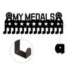 1Pcs Medal Display Hanger Sports Metal Wall Hanging Rack Key Hook Tie Rack Suitable For Sports Awards And Decorative Medals