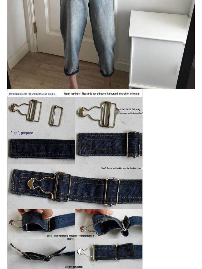 Korean Style Cat Paw Women’s Denim Overalls, Spring/Summer 2026, Cute Loose-Fit Cropped Pants