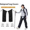 Coprigambe Multifunzione Portatili Ultraleggeri Antipioggia per Campeggio Escursionismo all'Aperto Traspiranti Impermeabili Pantaloni da Pioggia Maniche per Gambe
