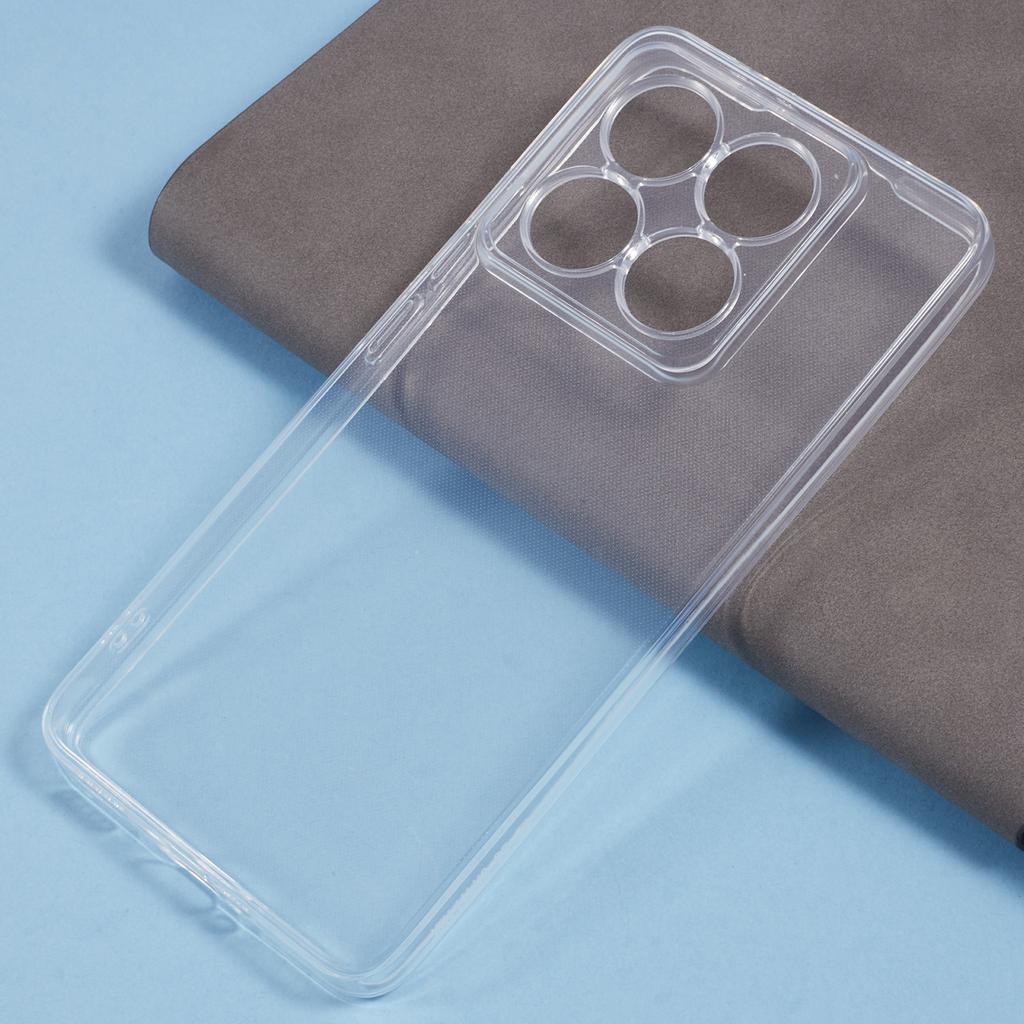 Etui wstrząsoodporne dla Xiaomi 14T Pro, grubość 1,5 mm, przezroczyste etui na telefon z TPU