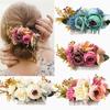Bohemia Brides Wedding Flower Hair Comb Hairpin Bridesmaid Headdress Hair Combs Hair Accessories For Women Girls Floral Hairpins