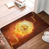 Bitcoin Cryptocurrency Crypto Digital Code Doormat Mat Anti-Slip BTC Blockchain Bath Kitchen Garage Rug Carpet 40*60cm