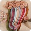Fabric Baby Pacifier Clip Holder Hand-woven Pacifier Clips Baby Toys Anti-loss Clip Infant Newborn Nursing Tools Accssories New