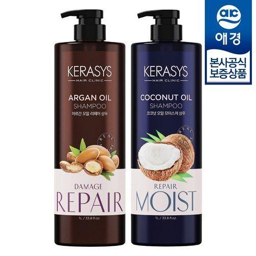 

KERASYS Натуральный Рецепт Масляный Шампунь/Кондиционер 1л x2_684386 Argan Oil Shampoo 1L x2