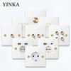 Metal Wall Switch with Modern Design, High Quality, Multiple Colors Available, Full Range Models, Custom Logo/ Accepted