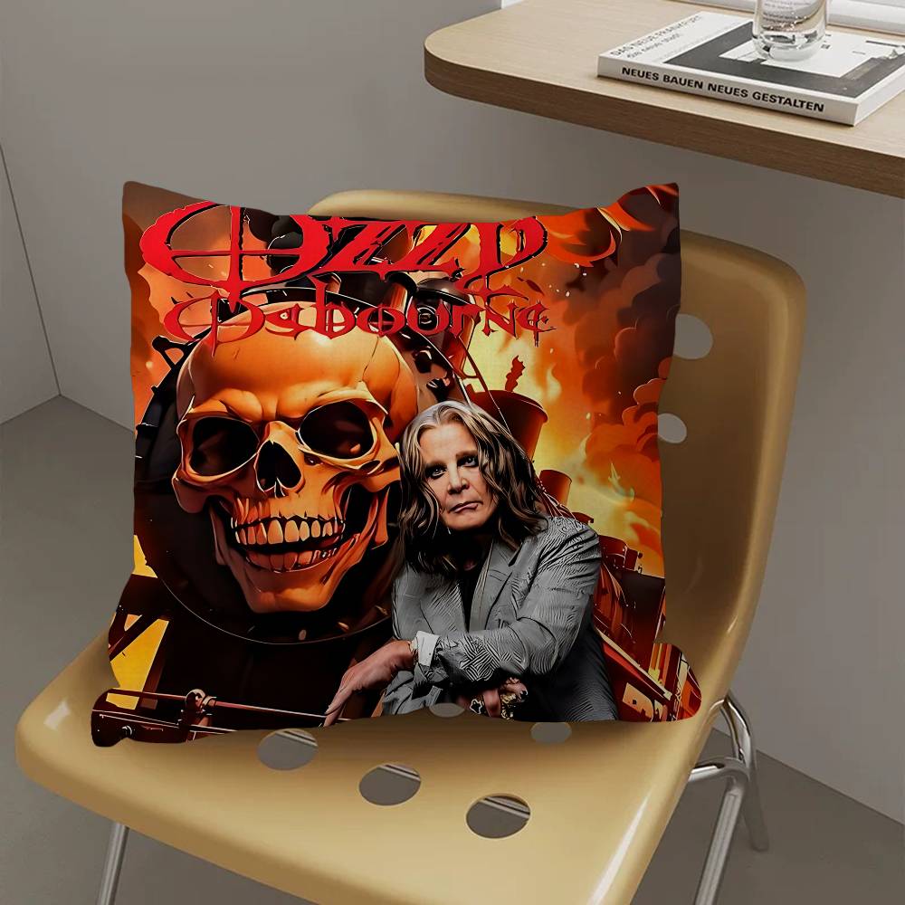 Heavy Metal Band Rock Ozzy Osbourne Band 45*45cm Cushion Cover Pillow Cover Decor Pillowcase Home Pillowcase For Couch Pillow