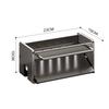 Multifunctional Carbon Steel Kitchen Rag Rack Drain Sponge Rack Sink Faucet Supplies Countertop Storage Rack