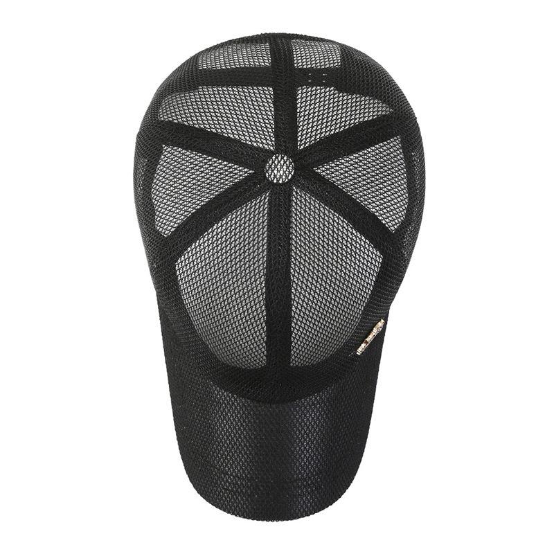 Canada Summer For Men Letter Mesh Baseball Cap Sports Sun Visor Breathable Snapback Hat Male Outdoor Stylish Simple Solid Kpop