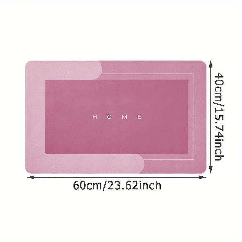 Minimalist Diatom Mud Quick-Dry Non-Slip Bathroom Floor Mat