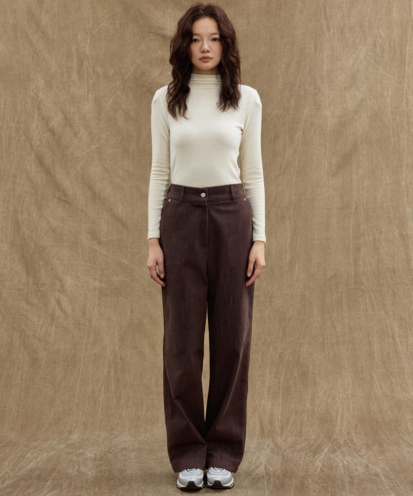 MANAVIS7 Urban Banding Pants [Brown]