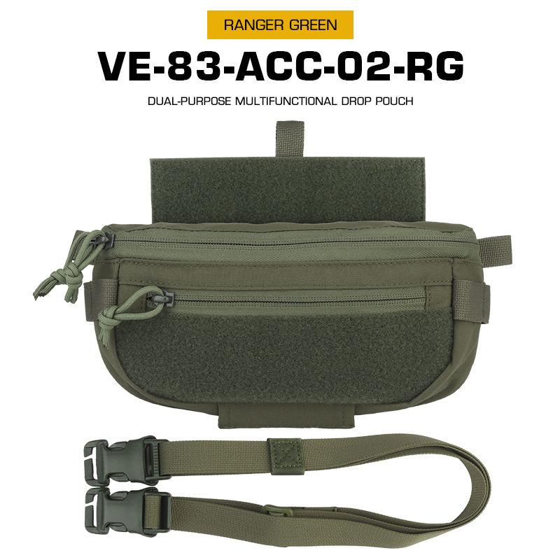 Drop Pouch Hanger Pouch Compacte Buik Dangler Pack Snelontgrendelende Schoudertas Vest Plaatdrager Airsoft Uitrusting