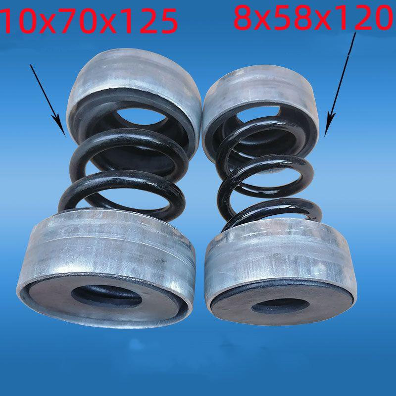 Vibration Table Heavy-Duty Wire 8mm 10mm Spring Vibration Screen Damping Rubber Sleeve Compression Spring 8X58X120mm