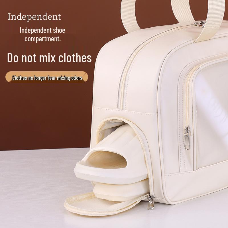 Women's Lightweight Large-Capacity Yoga & Sports Bag with Wet-Dry Separation