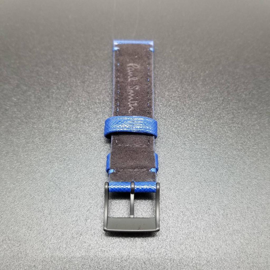 Citizen Watch for Paul Smith Blue Leather Item Number Strap, 18mm, 6630-S077559, Band, 59-T50741