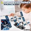 HUIQIBAO Space Station Building Blocks With Astronaut Figure City Aerospace Model Bricks Children Toys for Kids
