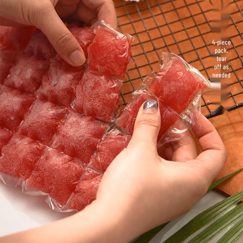 Disposable Square Ice Cube Bags