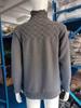 Damen Pullover mit Zopfmuster, hohem Kragen und langen Ärmeln