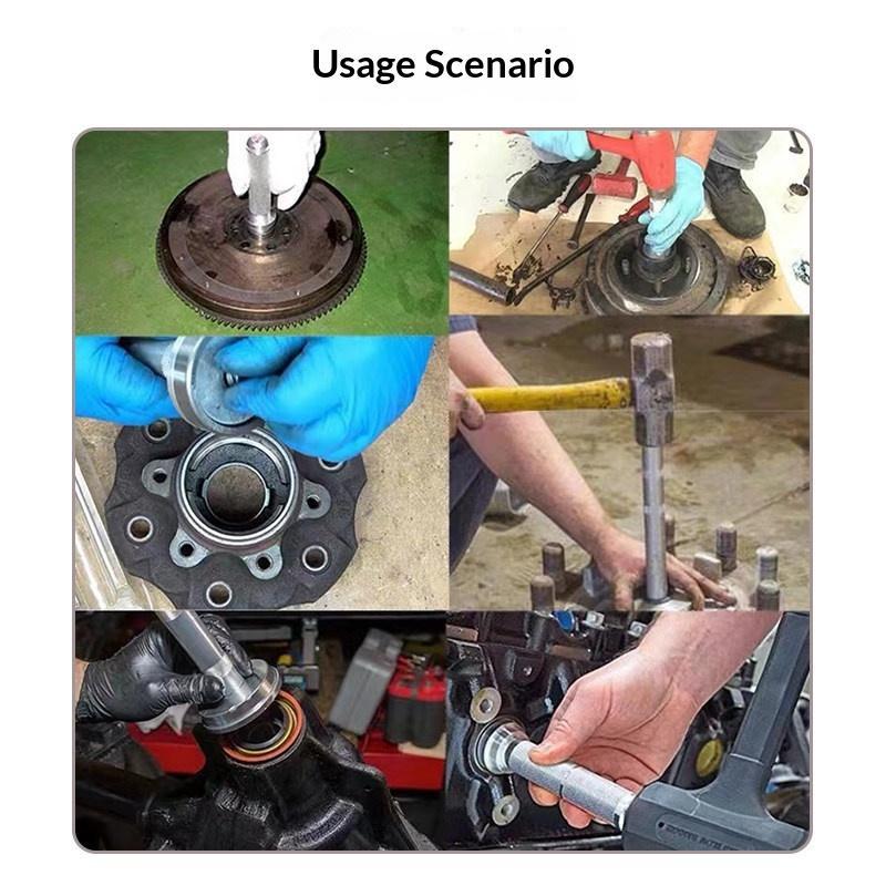 17 Pcs Bearing Race Seal Driver Tool Kit 10 Universal Sizes with Storage Case for Automotive Wheel Bearing Installation