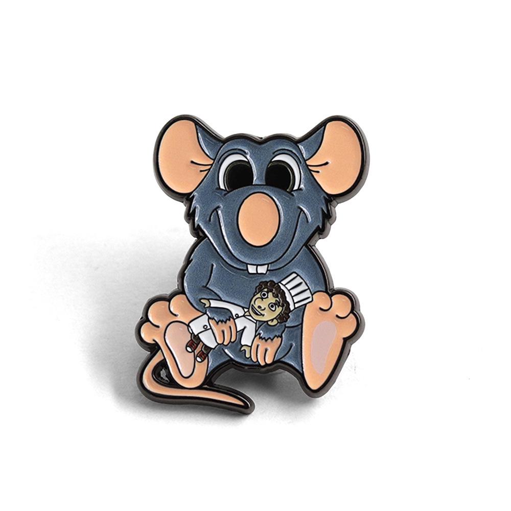Микки Маус и шеф-повар Линь Гуй Нин Мультяшная брошь Значок на лацкан