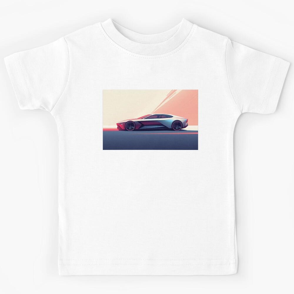 Futuristic Sports Car Kids T-Shirt 140