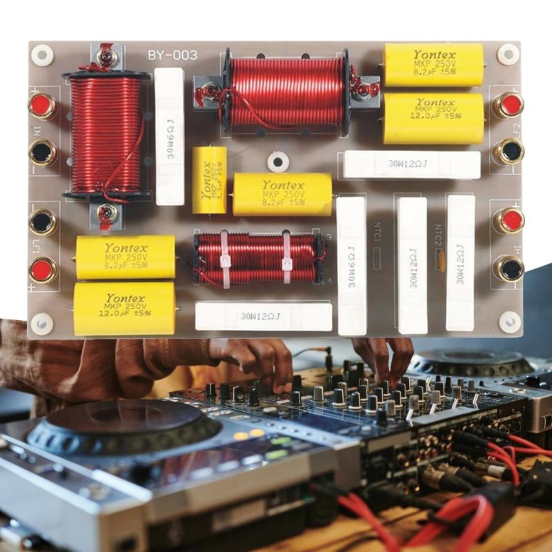 3/2Way Speakers Crossover, 800W Power Frequency Divider for Enhances Outdoor Stage Quality Sound Playback