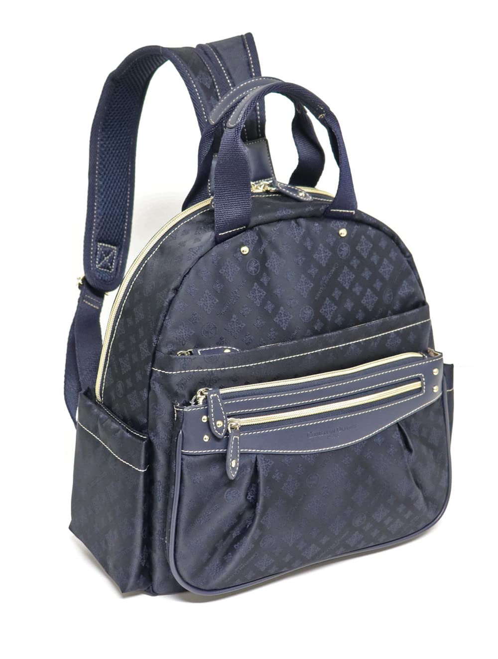 

jacquard shoulder bag [Christian Olivier] Water-repellent multi-functional 38-7818 (ink navy)