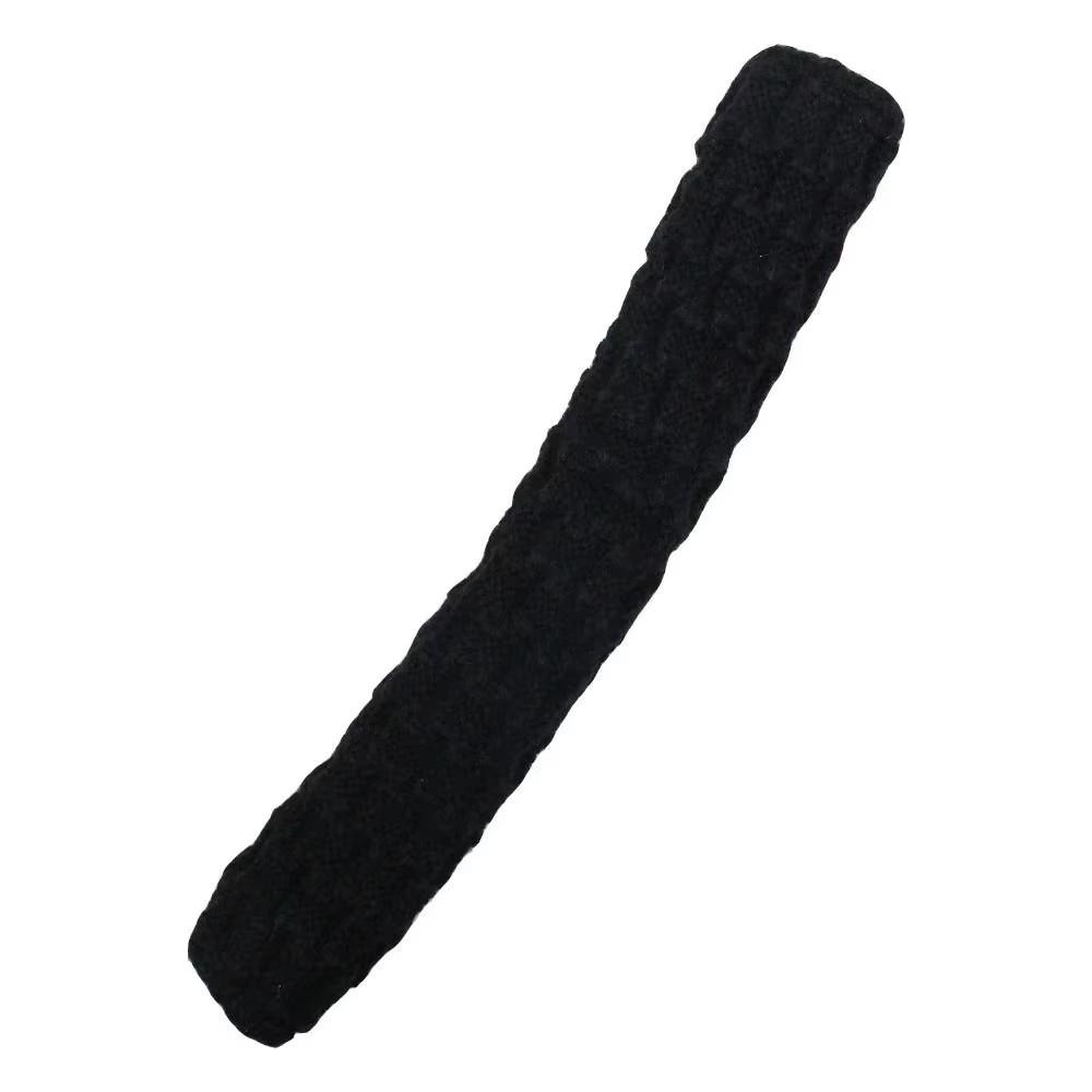 Braided Cloth Headphone Headband Cover Solid Protective Headband Protector Cover Soft Button Closure Headphone Band Sleeve