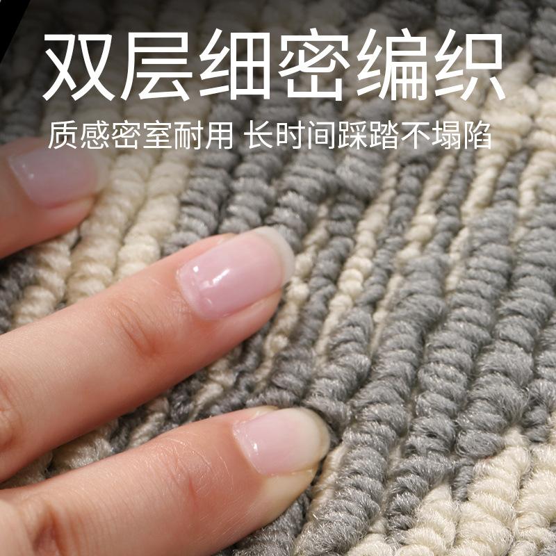 Haushaltsbodenmatte Eingang Fußmatte Haushalts-Türvorleger Verschleißfest und Schmutzabweisend Eingangsteppich