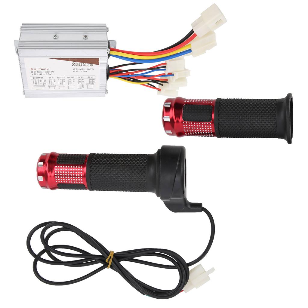 48V500W Bike Brush Controller Universal Bicycle Twist Handle Electric Bike Accessories