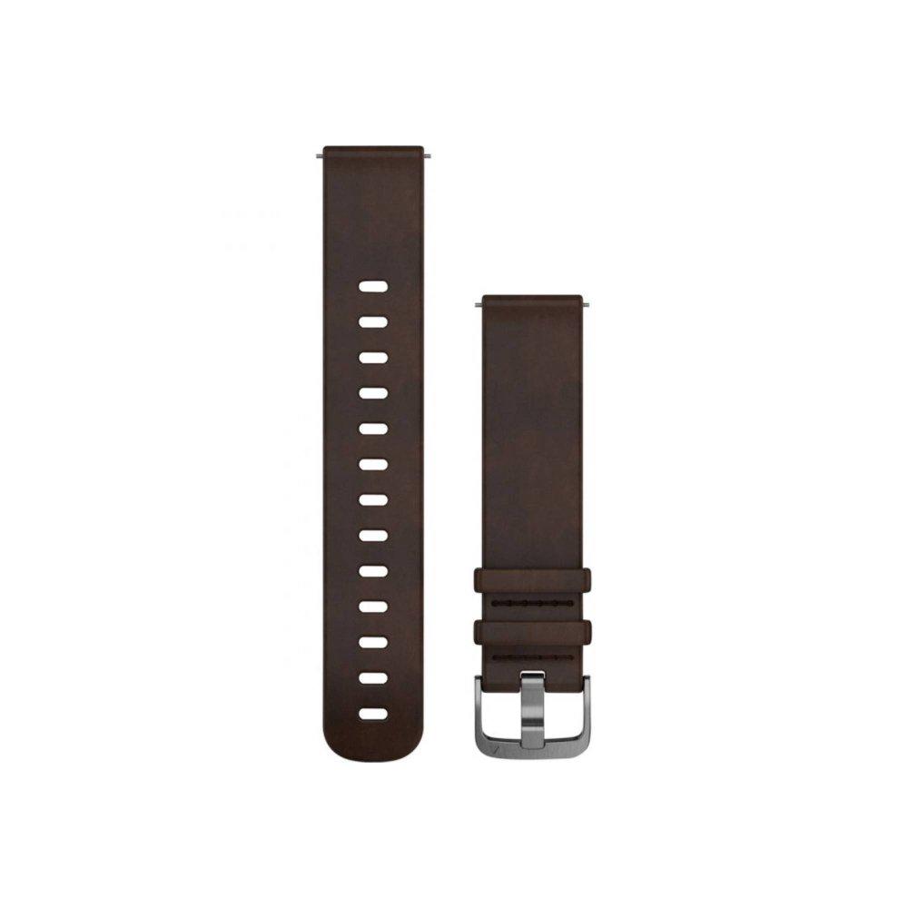 Garmin Vivomove Hr Watch Strap Quick Release Leather 20mm Brown