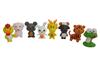 Ranvi Bulk Pack of Animal Erasers for Pencil Puzzle Mini Novelty Erasers for Classroom Party Game and School Supplies 24-Piece Kids, Erasers, Erasers,