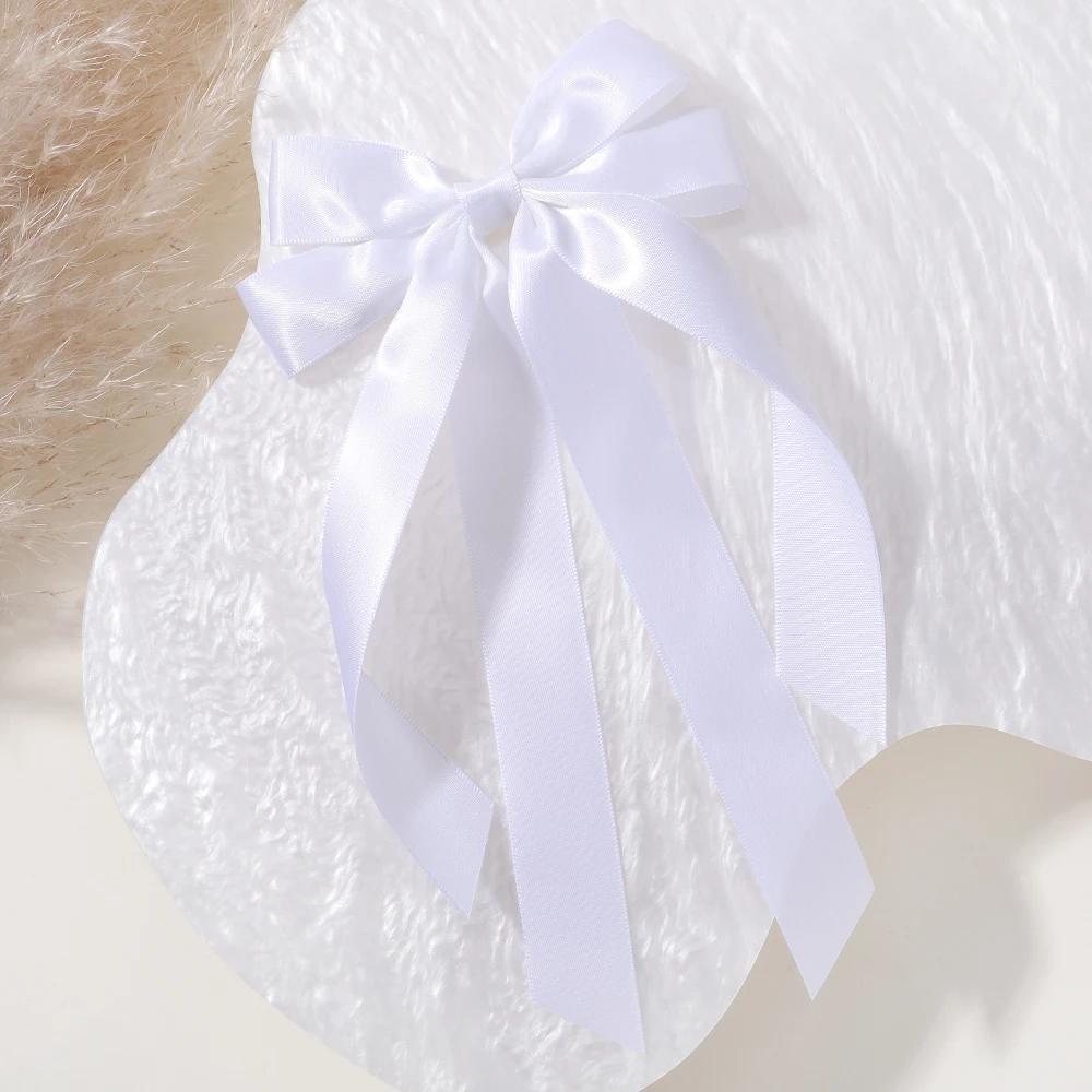 1 Stück/Los Ballettstil Mädchen Schleife Langes Band Haarspange Süßes Mädchen Halb Zusammengebundenes Haar Kopfschmuck Stil Mode Haarschmuck