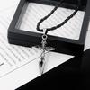 Anime Fate Stay Night Necklace Fate Zero Saber Emiya Cross Pendant Necklace For Women Men Accessories Manga Jewelry Gift