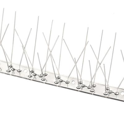 Stainless Steel Pigeon Spikes Bird Repeller Deterrent Traps Anti-Bird Repellent Pest Control Garden Balcony Thorn Nail Kit