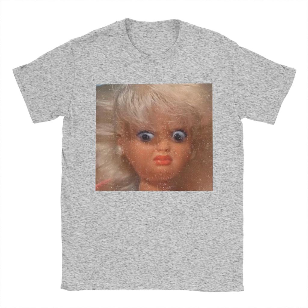 Unisex Disgusting Doll Face Meme T Shirts Cotton Clothes Awesome Short Sleeve Crewneck Tees Plus Size TShirts