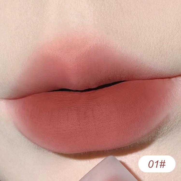 HERORANGE Velvet Lip Glaze Matte Liquid Lipstick Long Lasting Waterproof Smooth Lip Tint High Pigment Nude Red Lip Makeup Cosmetics for Women