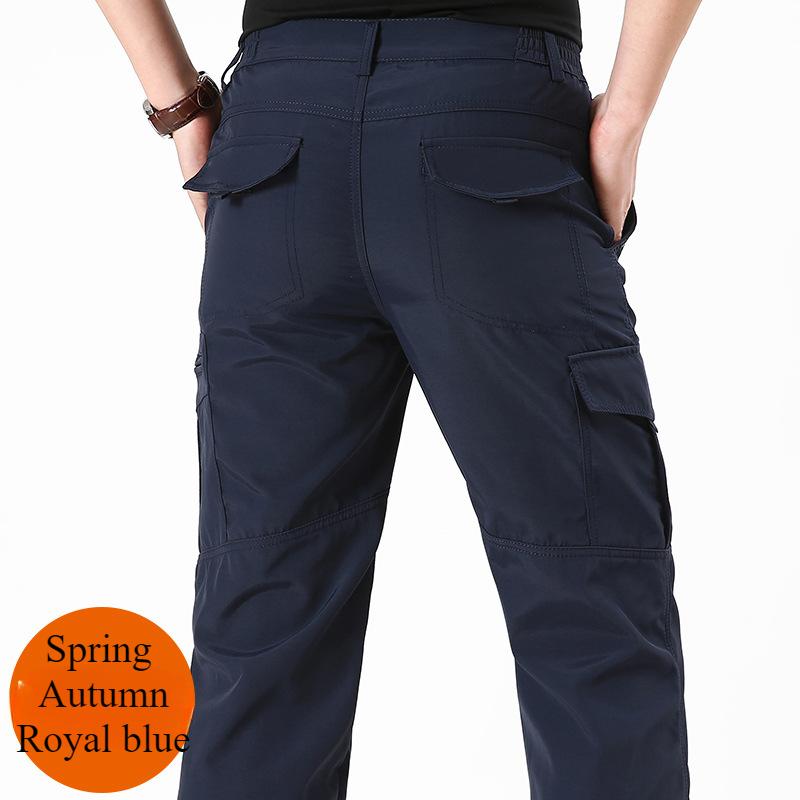 Frühling, Sommer und Herbst Lässige leichte Armee Militär Lange Hose Männlich Wasserdicht Schnelltrocknend Cargo Camping Overalls Taktische Hose Atmungsaktiv