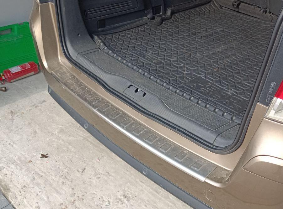 Накладка на задний бампер OmsaLine (нерж.) для Opel Zafira B 2005-2011 гг