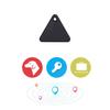 4.0 Smart Mini Bluetooth Tracker Black Object-finding Selfie Function For Pet