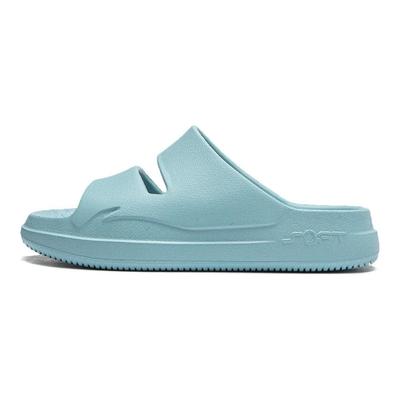 Li Ning Soft Clap Semelle Épaisse Augmentant la Hauteur Confortable Décontracté Polyvalent Respirant Semelle Souple Antidérapant Sandales à Glissière Unisexe Sandales AGAU005-10