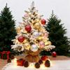 6pcs Sparkling Shatterproof Christmas, Plastic Star Tree Ornaments Hanging Pendants for Xmas Tree Home Party Festival Decoration