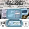 Aenllosi Seiko STH200 Metronome and Tuner Pickup Microphone Storage Case Blue