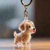 Dog Shape Dog Hair Storage Box Hair Grooming Puppy Pendants Pet Hair Keychain  Jewelry Gift