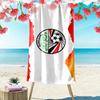 EFA Logo Aufdruck Strandtuch, Großes Weiches Schnelltrocknendes Handtuch für Strand Camping Schwimmen