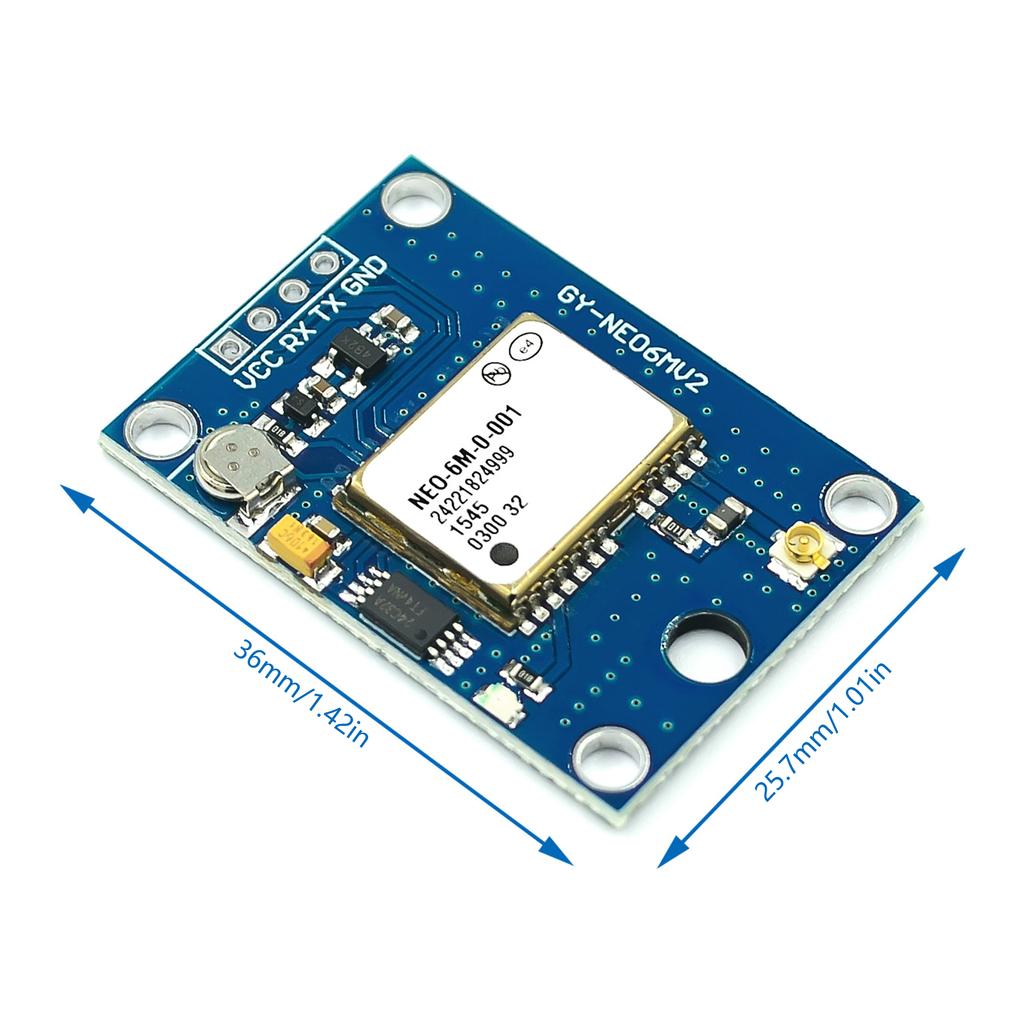 GY-NEO6MV2 NEO-6M GPS-Modul mit aktiver Keramikantenne Schnelle Positionierung für DIY-Technologieprojekte
